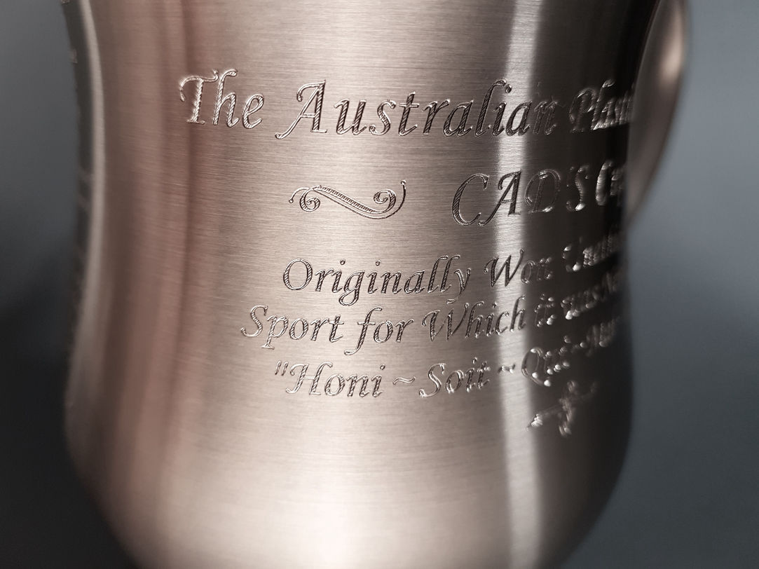 Engraving is permanent