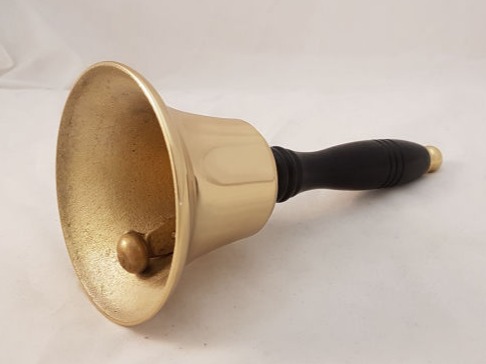 Brass school bell